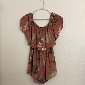 Gypsy Rose floral flowy romper